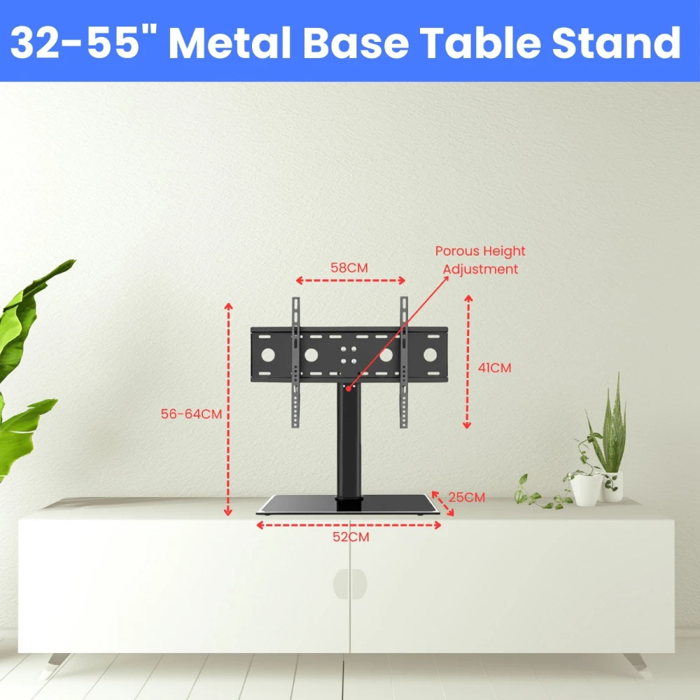 LED Table Top Mount Stand For 32" To 55" LED (DZC32-55) view 5
